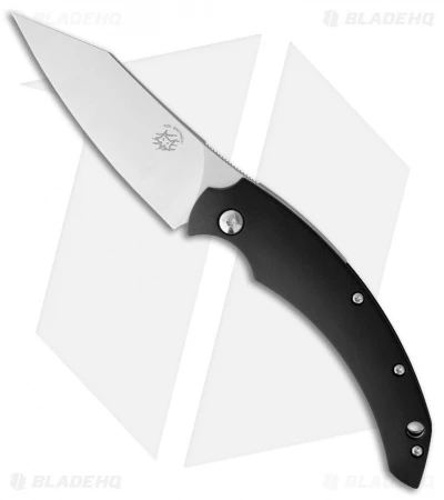 Bastinelli Creations Dragotac Slim Folder Knife - Black FRN (3.1" Satin)