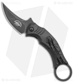 Bastinelli Creations Mako Liner Lock Knife Black FRN (2.9" Black)