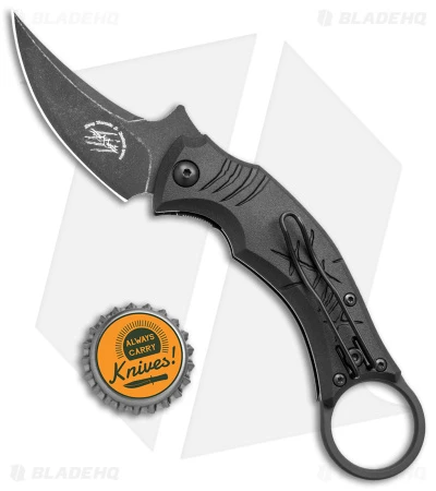 Bastinelli Creations Mako Liner Lock Knife Black FRN (2.9" Black) - Image 5