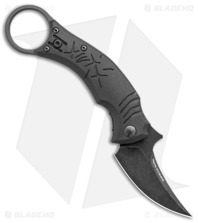 Bastinelli Creations Mako Liner Lock Knife Black FRN (2.9" Black) - Image 2