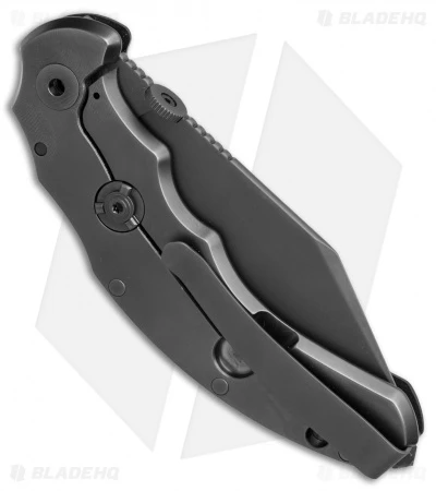 Bastinelli Dragotac Compact Titanium Frame Lock Knife Black G-10 (3.625" Black) - Image 3