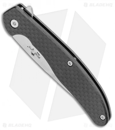Bear OPS Rancor VIII Frame Lock Knife Ti/Carbon Fiber (2.7" Satin) MC-800-TiCF-S - Image 2