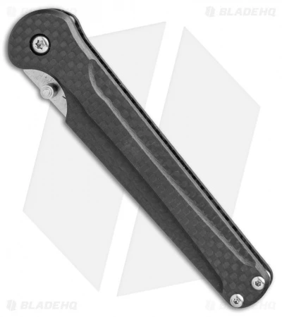 Bear OPS Stiletto Liner Lock Knife Carbon Fiber (3.25" Satin) MC-300-CF-S - Image 2