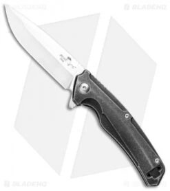 Bear OPS Rancor VII Frame Lock Knife Black SW Titanium (3" Satin) MC-700-Ti-S