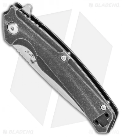 Bear OPS Rancor VII Frame Lock Knife Black SW Titanium (3" Satin) MC-700-Ti-S - Image 2