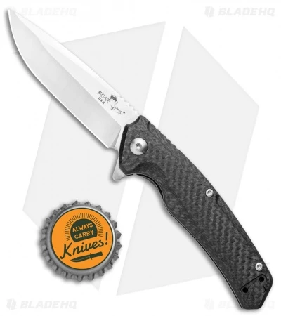 Bear OPS Rancor VII Frame Lock Knife Black SW Ti/CF (3" Satin) MC-700-TiCF-S - Image 4