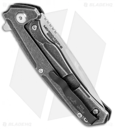 Bear OPS Rancor VII Frame Lock Knife Black SW Ti/CF (3" Satin) MC-700-TiCF-S - Image 3