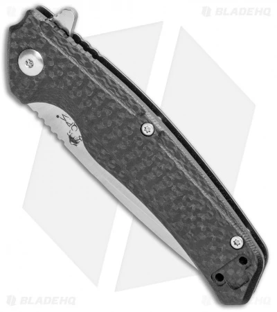 Bear OPS Rancor VII Frame Lock Knife Black SW Ti/CF (3" Satin) MC-700-TiCF-S - Image 2
