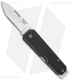 Bear & Son 110 Slip Joint Pocket Knife Black Aluminum (2.4" Satin)