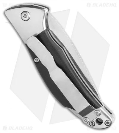 Bear And Son Automatic Lockback Knife Black G-10 (2.75" Satin) - Image 3