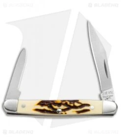 Bear And Son Minuteman Pocket Knife 2.875" Delrin Stag SD32