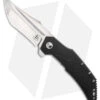 Begg Knives Astio Frame Lock Knife Black G-10 (3.5" Satin) BG008