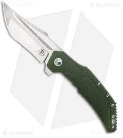 Begg Knives Astio Frame Lock Knife OD Green G-10 (3.5" Satin) BG007