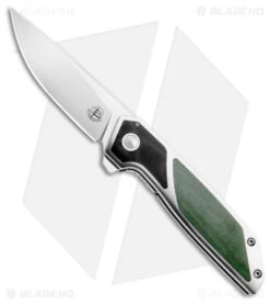 Begg Knives Diamici Liner Lock Knife G-10 Inlay Black/Green (3" Satin) BG014