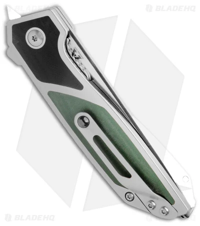 Begg Knives Diamici Liner Lock Knife G-10 Inlay Black/Green (3" Satin) BG014 - Image 3