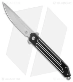 Begg Knives Kwaiken Liner Lock Knife Aluminum Black (3.5" Satin) BG016