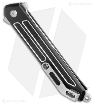 Begg Knives Kwaiken Liner Lock Knife Aluminum Black (3.5" Satin) BG016 - Image 3