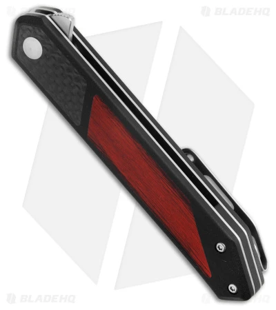 Begg Knives Kwaiken Knife Black G-10 + CF/Rose Wood (3.5" Satin) - Image 2