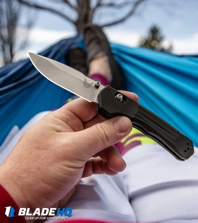 Benchmade 427 Mini Vallation AXIS-Assist Knife Black (3.2" Satin) - Image 6