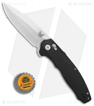 Benchmade 495 Vector AXIS-Assist Knife Black G-10 (3.6" Satin) - Image 4