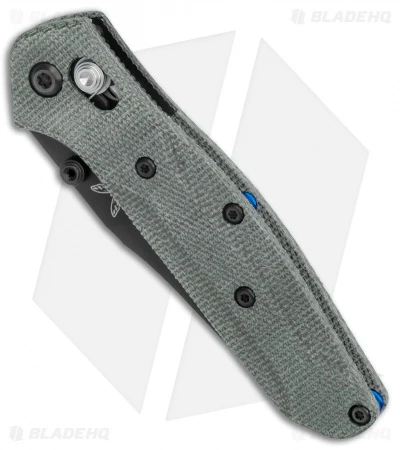 Flytanium Black Micarta Scales + Benchmade 945 Mini Osborne Knife (2.9" Black) - Image 2