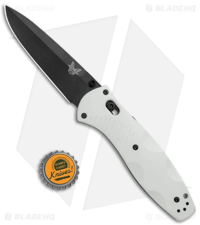 Benchmade Barrage Limited Edition AXIS-Assist Knife White FRN (3.25" Black S90V) - Image 4