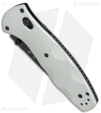 Benchmade Barrage Limited Edition AXIS-Assist Knife White FRN (3.25" Black S90V) - Image 2
