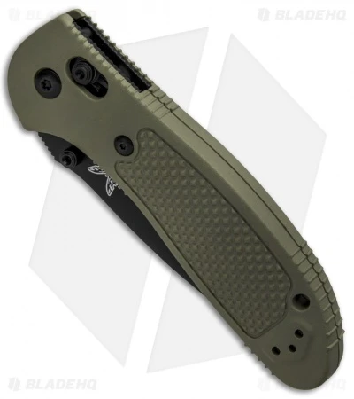 Benchmade Griptilian AXIS Lock Knife Olive Drab (3.45" Black) 551BKOD-S30V - Image 2
