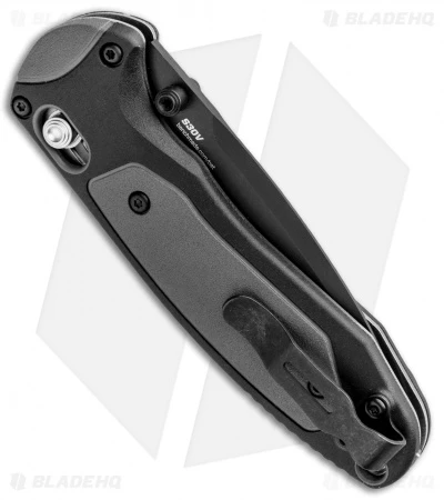 Benchmade 595BK Mini Boost AXIS-Assist Knife Black/Gray (3.11" Black) - Image 3