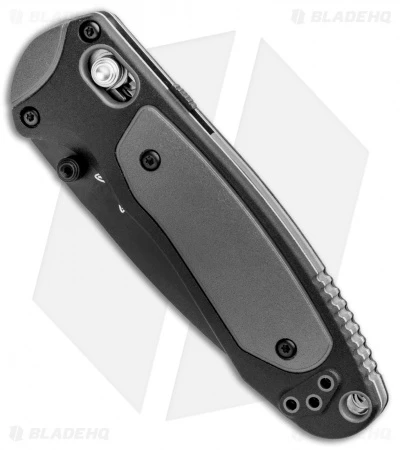 Benchmade 595BK Mini Boost AXIS-Assist Knife Black/Gray (3.11" Black) - Image 2