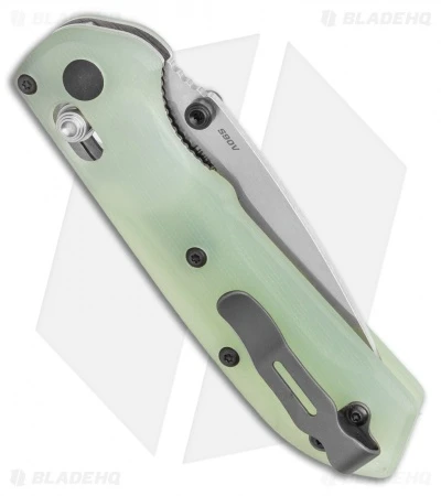 Benchmade Mini Freek AXIS Lock Knife Natural G-10 (3" Stonewash) - Image 3