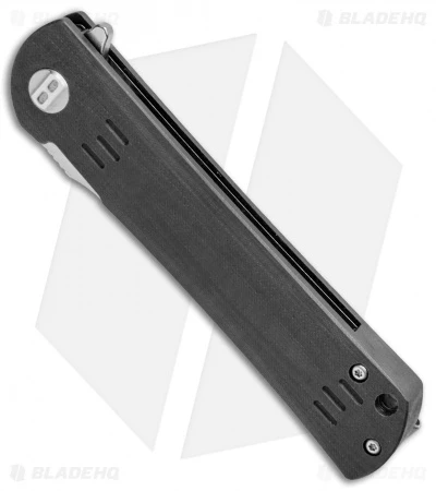 Bestech Knives Kendo Tanto Liner Lock Knife Black G-10 (3.75" Satin) - Image 2