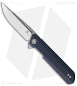 Bestech Knives Bestechman Dundee Liner Lock Knife G-10 Blue (3.3" Satin)