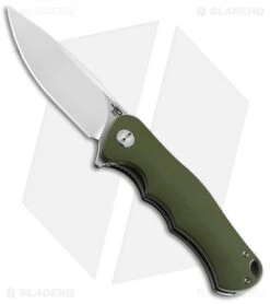 Bestech Knives Bobcat Liner Lock Knife Green G-10 (3.1" Satin D2)