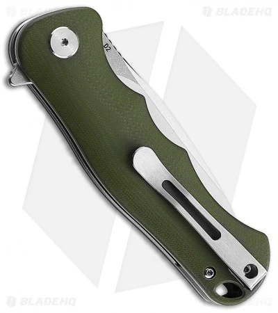 Bestech Knives Bobcat Liner Lock Knife Green G-10 (3.1" Satin D2) - Image 2
