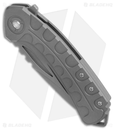 Bestech Knives Buwaya Frame Lock Knife SW Titanium (3.75" SW M390) BT2203A - Image 2