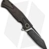 Bestech Knives Horus Left Handed Knife Black/Bronze Ti (3.5" Black SW) BT1901A-L