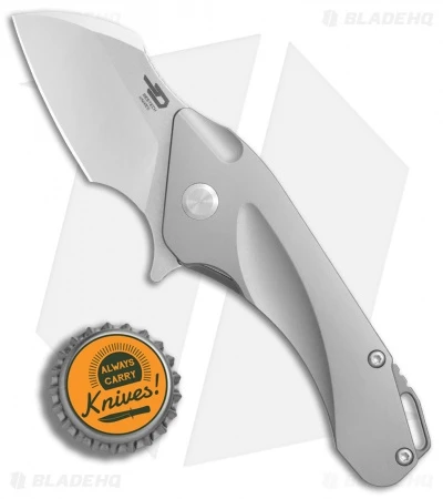 Bestech Knives Imp Frame Lock Knife Titanium (1.5" Satin) 1710C - Image 4
