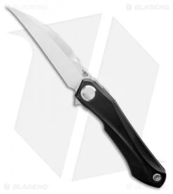 Bestech Knives Ivy Frame Lock Flipper Black Ti (3" Satin) BHQ Exclusive