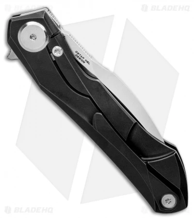 Bestech Knives Ivy Frame Lock Flipper Black Ti (3" Satin) BHQ Exclusive - Image 3