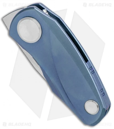 Bestech Knives Tulip Frame Lock Flipper Knife Blue Ti (1.34" SW) BT1913B - Image 2