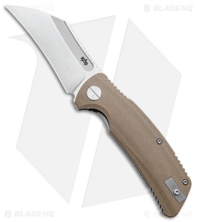 B'yond EDC Pinkerton Garra Liner Lock Knife Brown Micarta (3" Satin)