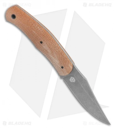 Boker Boxer Fixed Blade Knife Natural Canvas Micarta (3.3" SW) 120503 - Image 2