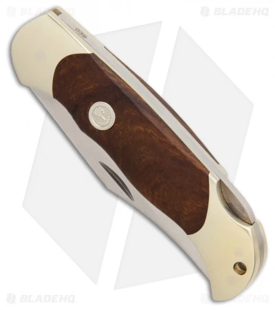 Boker Boy Scout Classic Gold Lockback Knife Desert Ironwood (2.25" Satin) 114118 - Image 3
