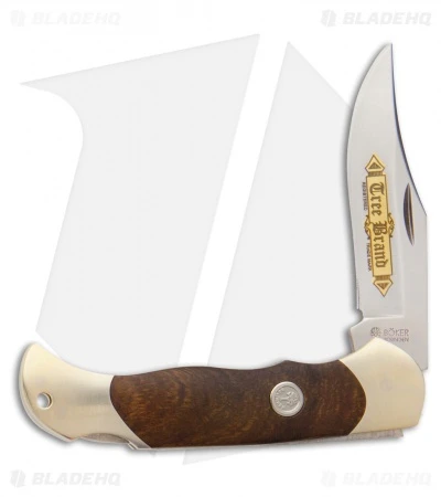 Boker Boy Scout Classic Gold Lockback Knife Desert Ironwood (2.25" Satin) 114118