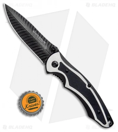 Boker Magnum Backbone Spring Assisted Liner Lock Knife Black (3.25" Black) - Image 4