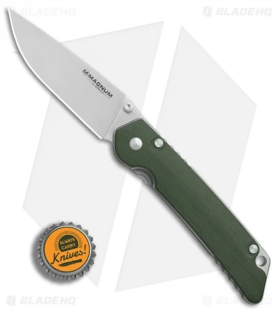Boker Magnum Hope Liner Lock Knife Green G-10 (3.625" Satin) 01SC949 - Image 4