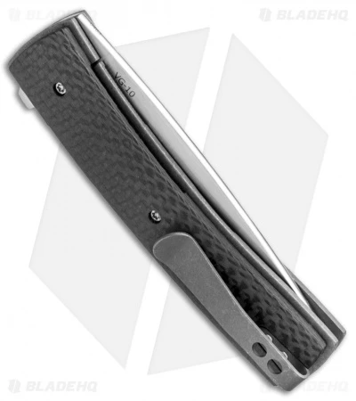 Boker Plus Brad Zinker FR Titanium Liner Lock Knife Carbon Fiber (2.8" Satin) - Image 3
