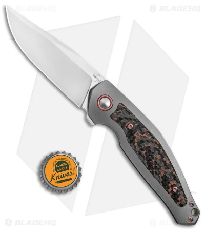 Boker Plus Collection 2022 Jens Anso Ti Frame Lock Fat Carbon CF (3.4" Satin) - Image 4