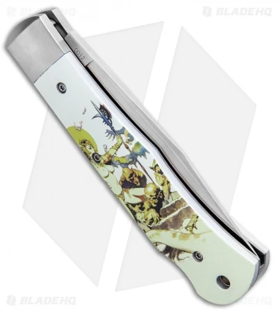 Boker Plus Lockback Frazetta "Ghoul Queen" Knife (3.75" Satin) 01BO653 - Image 3